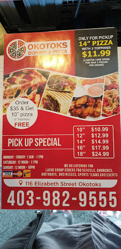 Photo of okotoks donair and pizza - 116 Elizabeth St, Okotoks, AB T1S 1B1
